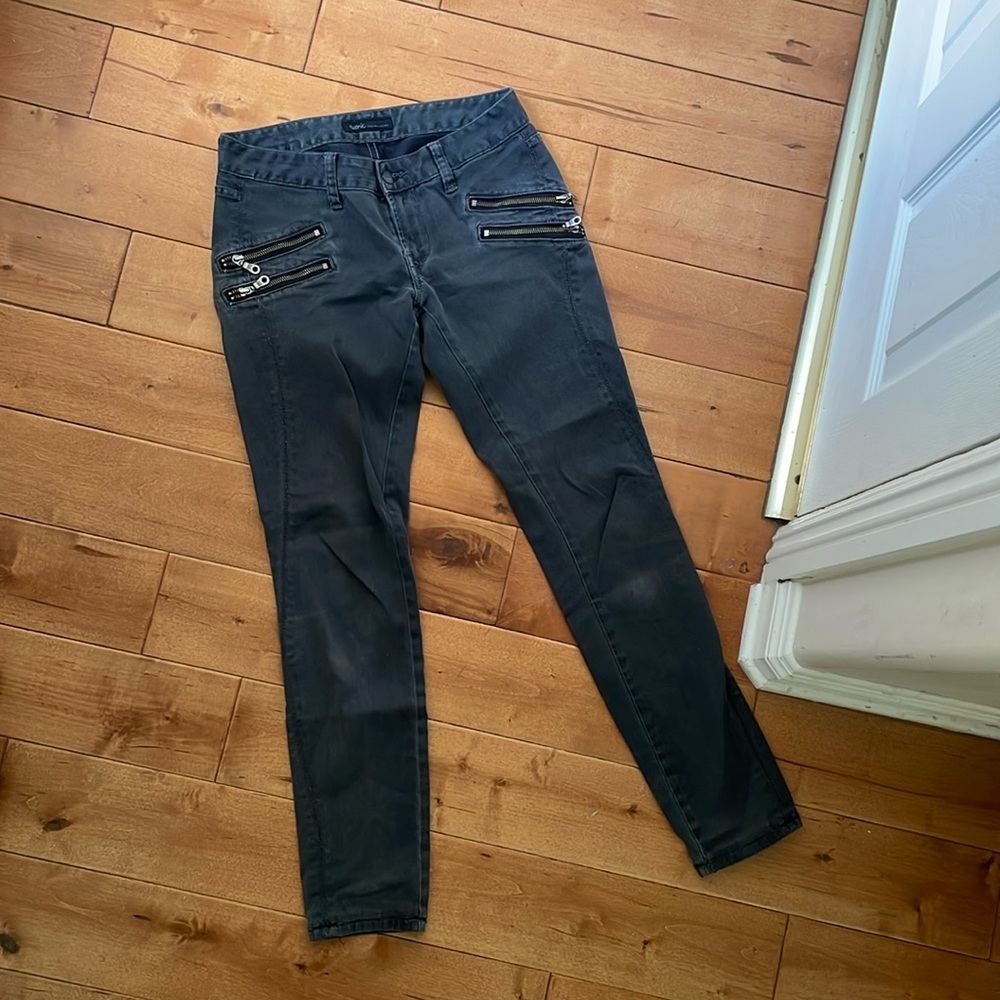 Black Work Custom Skinny Jeans size 27